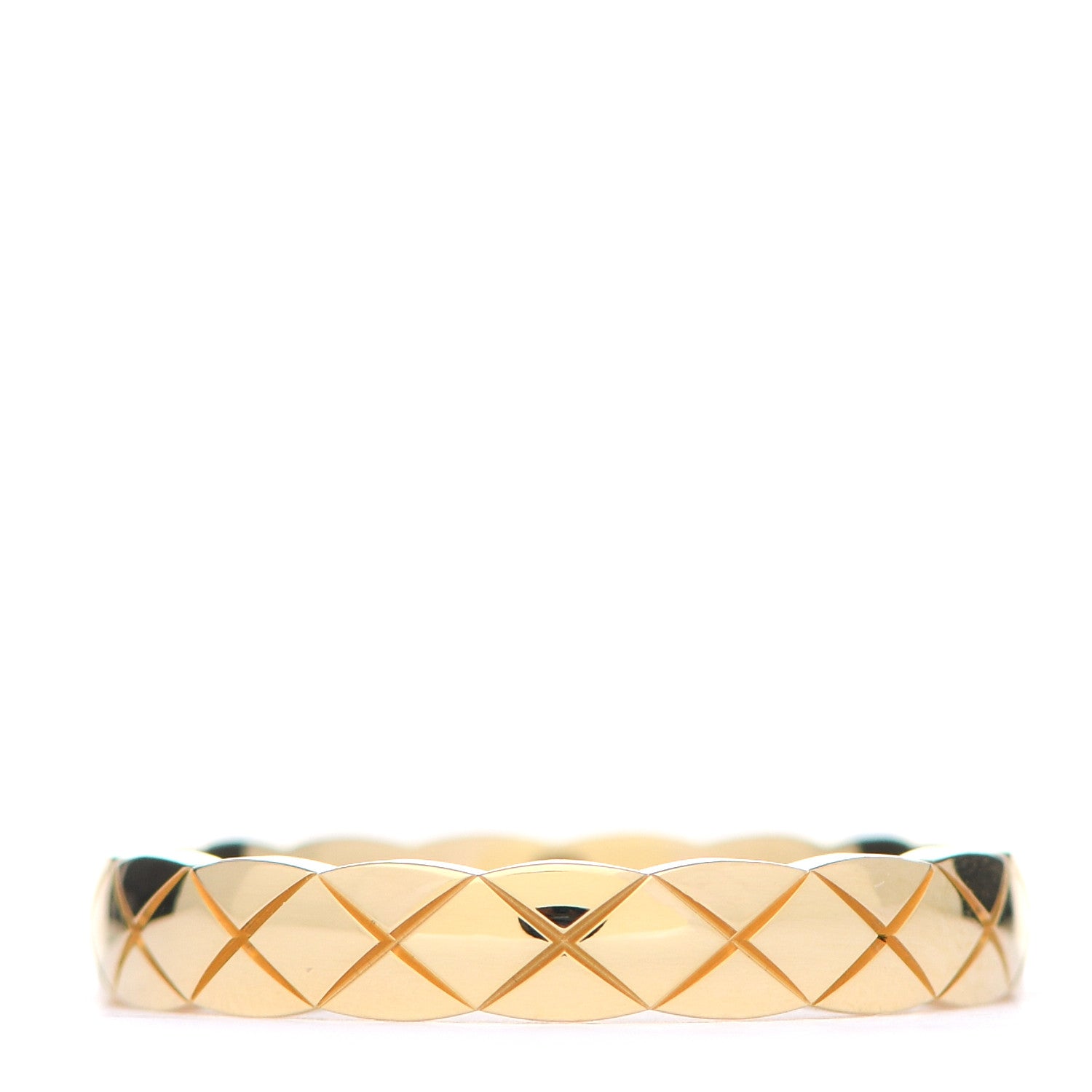 Chanel 18K Yellow Gold Mini Coco Crush Ring 50 5.25 3 of 5