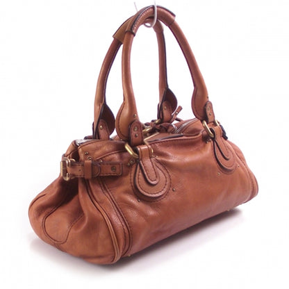 Chloe Leather Paddington Tote Brown 3 of 17