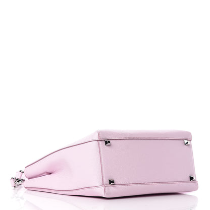 MCM Grained Calfskin Sarah Medium Visetos Hobo Pale Mauve 5 of 13