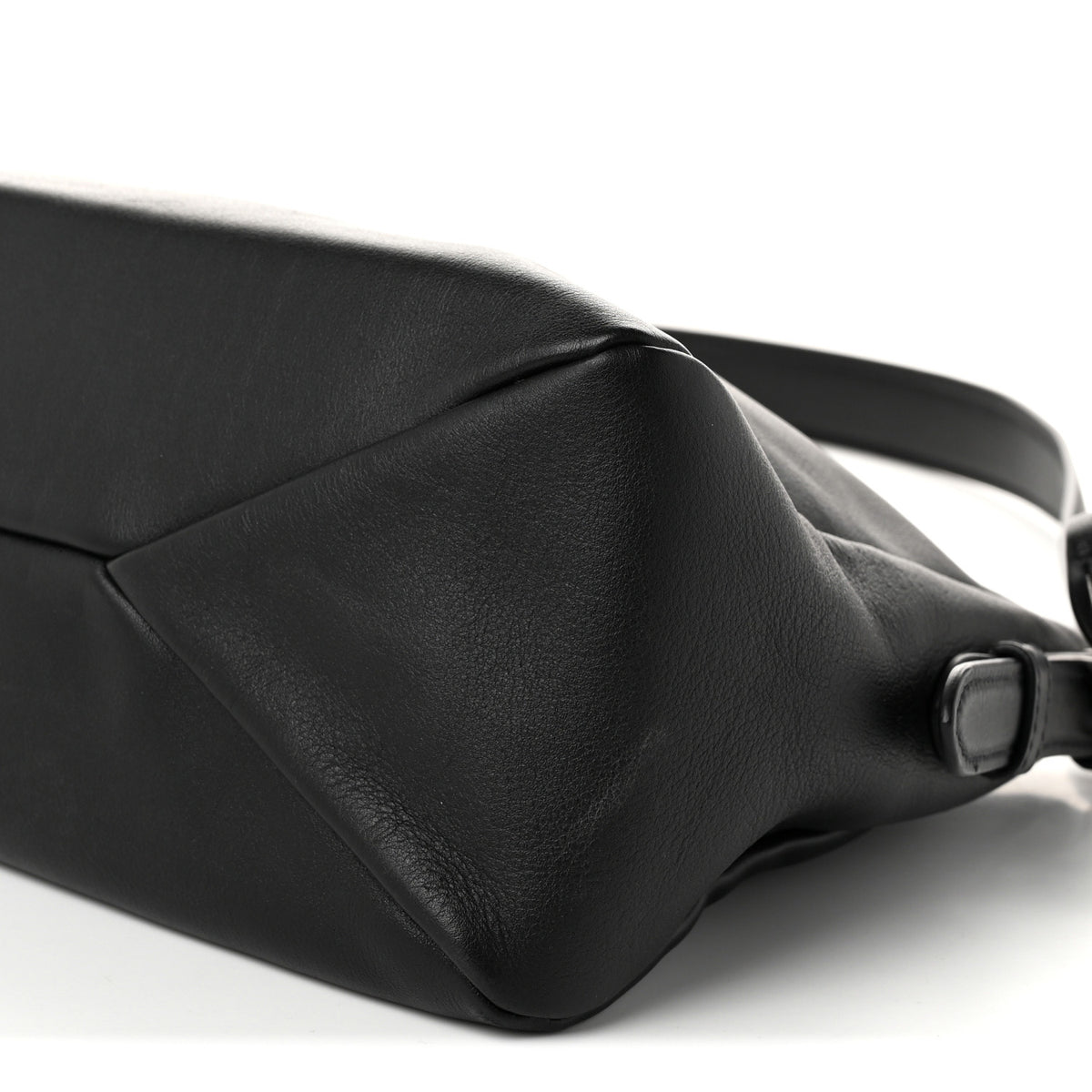 Prada Soft Calfskin Large Aimée Shoulder Bag Black 10 of 10