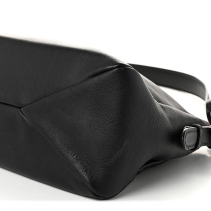 Prada Soft Calfskin Large Aimée Shoulder Bag Black 10 of 10