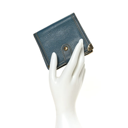 Louis Vuitton Suhali Compact Zipped Wallet Blue 2 of 9