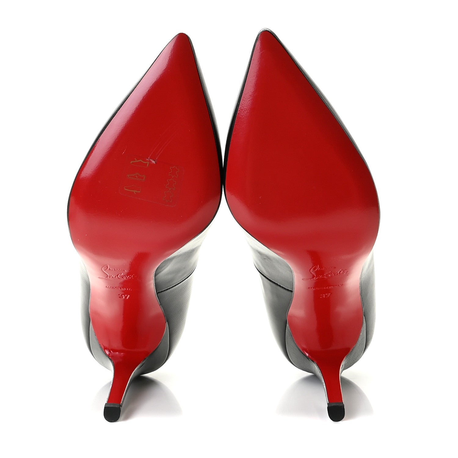 Christian Louboutin Shiny Nappa Pigalle 100 Pumps 37 Black 8 of 10