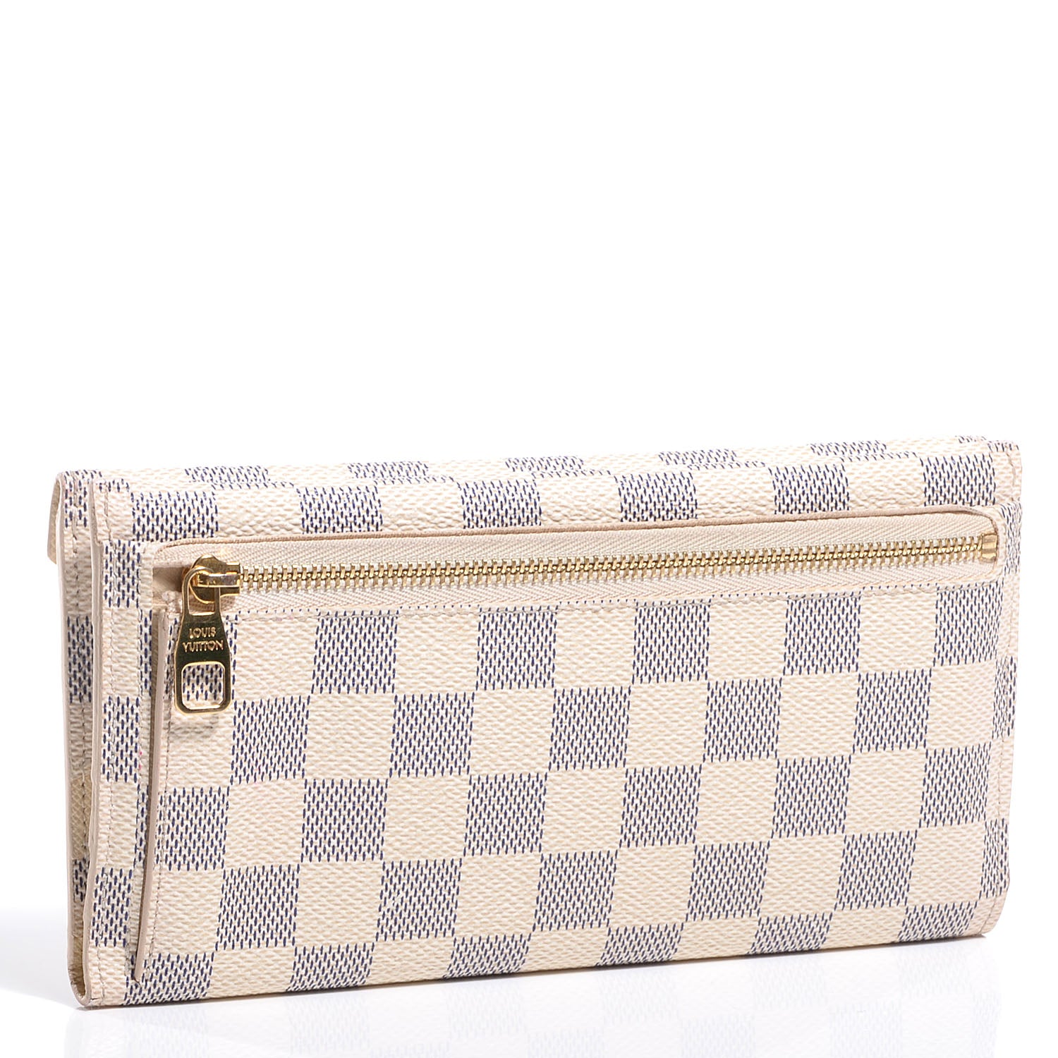 Louis Vuitton Damier Azur Long Origami Wallet 3 of 8