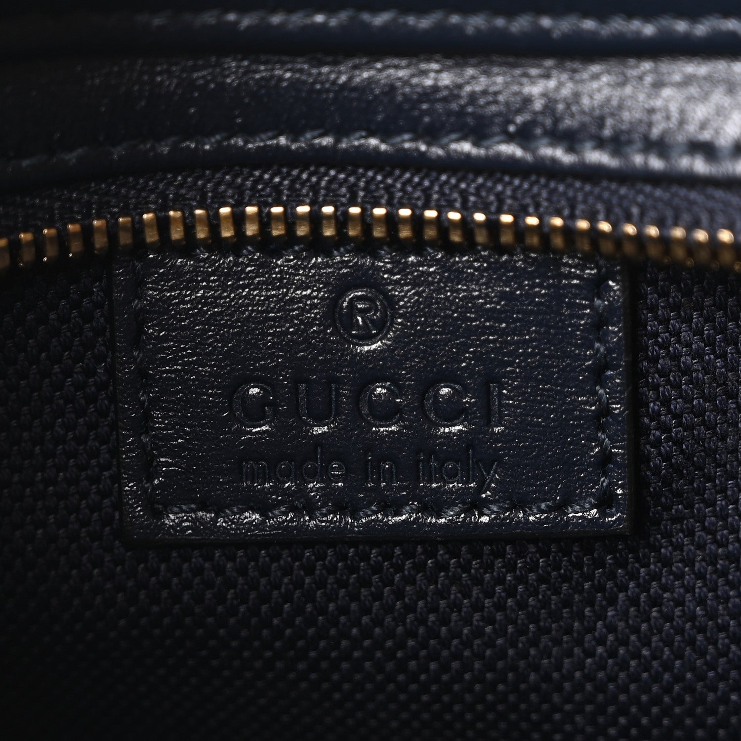 Gucci Denim GG Monogram Mini Moon Side Shoulder Bag Blue 5 of 10