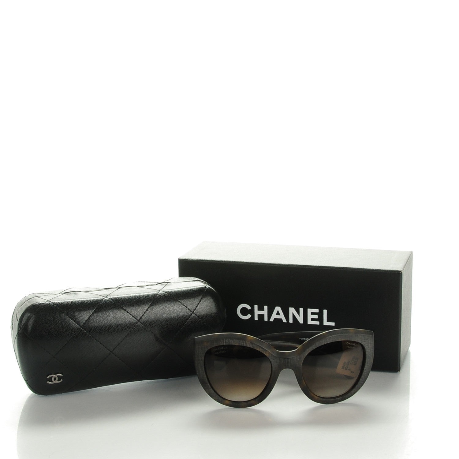 Chanel Butterfly Signature Polarized Sunglasses 5331 Dark Tortoise 6 of 6