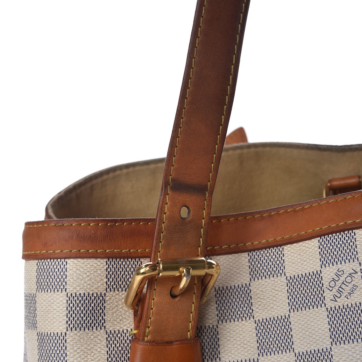 Louis Vuitton Damier Azur Hampstead MM 27 of 32