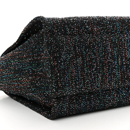 Chanel Viscose Sequins Medium Deauville Tote Black 9 of 10