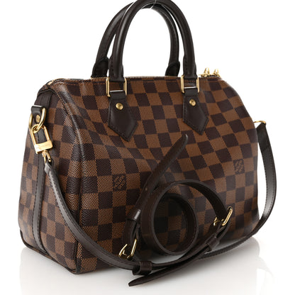 Louis Vuitton Damier Ebene Speedy Bandouliere 25 3 of 10