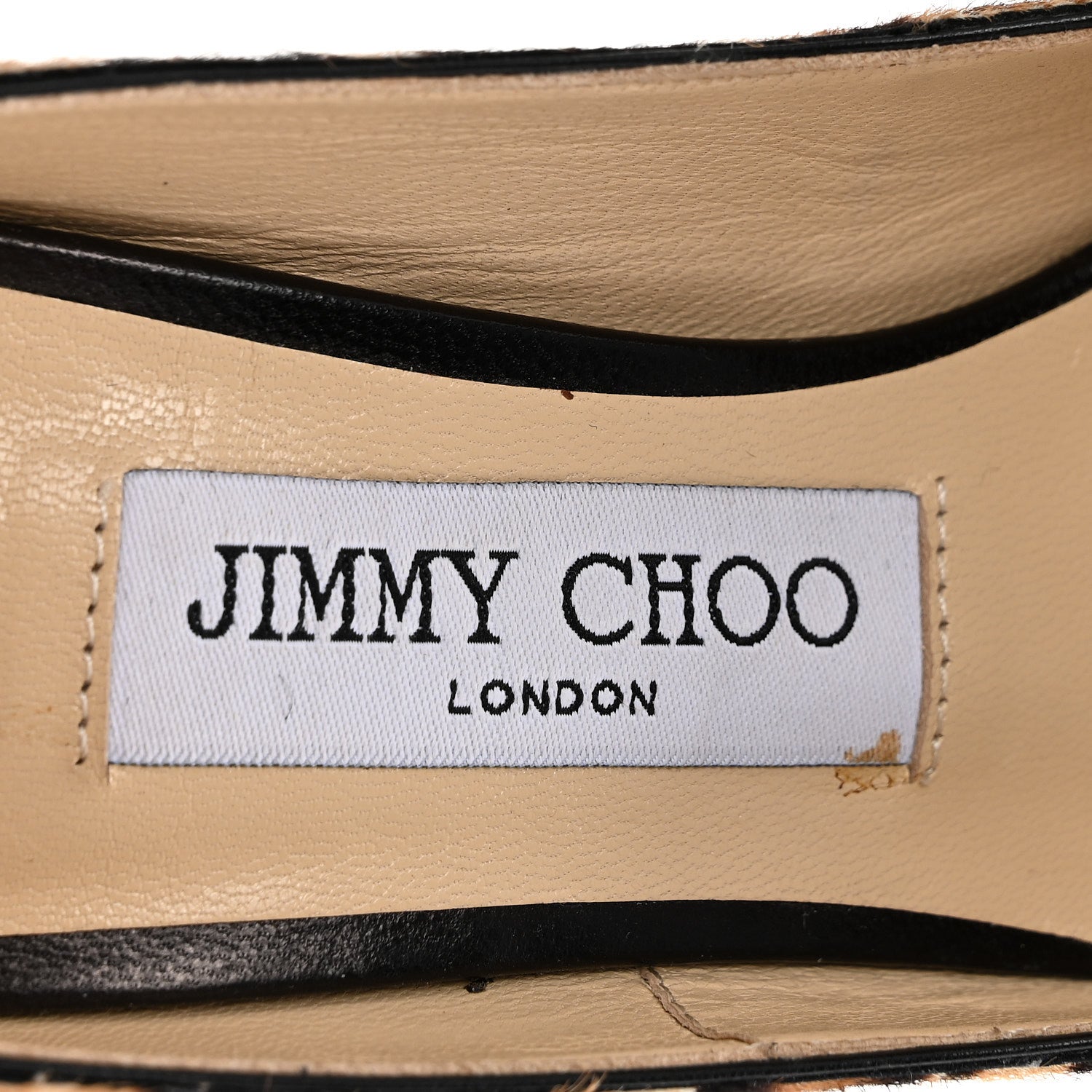 Jimmy Choo Pony Hair Leopard Helena Pumps 34 Natural 7 of 11