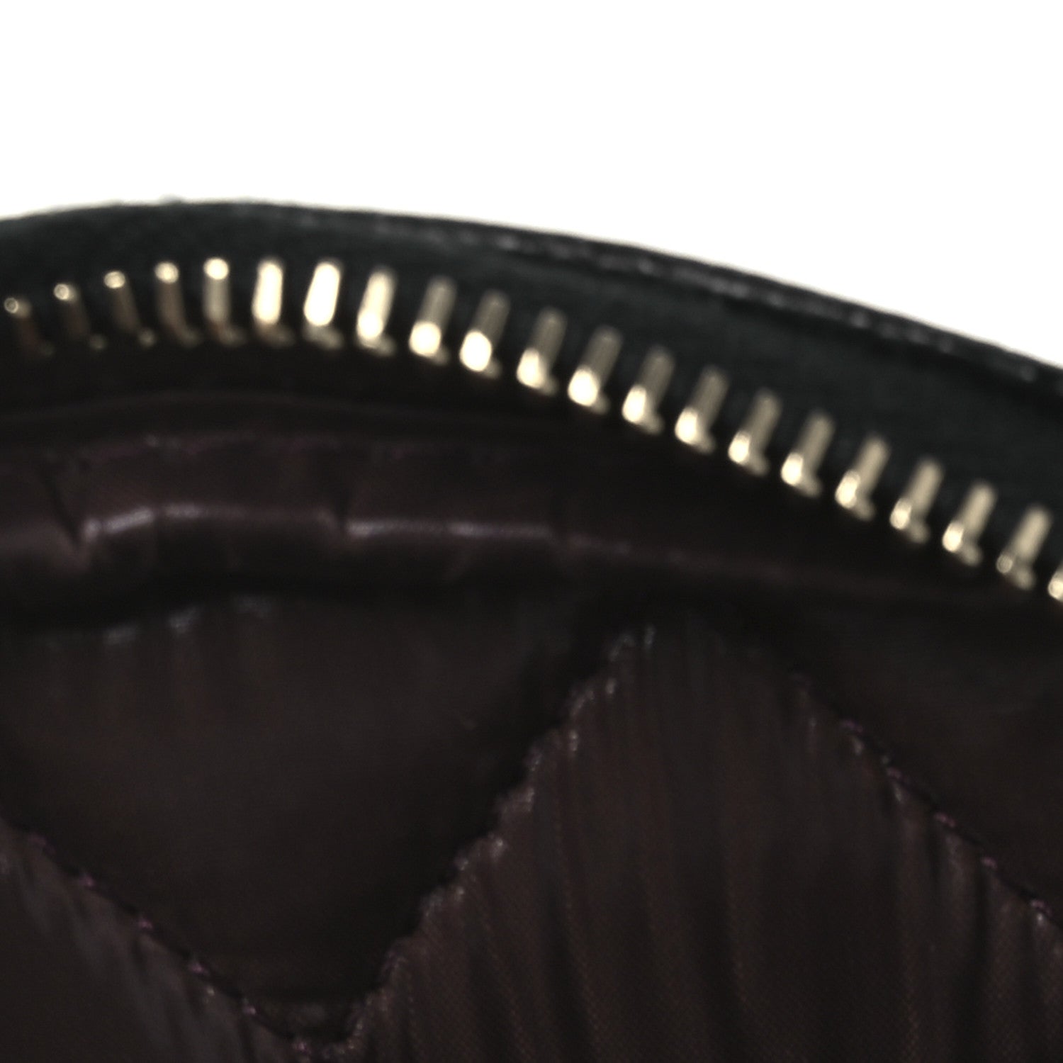 Chanel Caviar Quilted Small Curvy Pouch Cosmetic Case Black 7 of 11