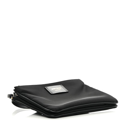 Jimmy Choo Nylon Candice Double Zip Crossbody Pouch Black 4 of 12
