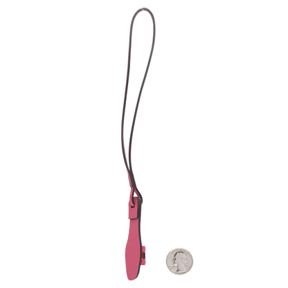 Hermes Epsom Butler Calfskin Hunter Oran Nano Bag Charm Rose Mexico 2 of 4