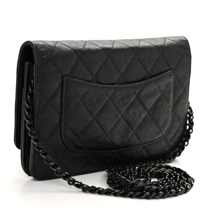 Chanel Caviar Quilted Wallet on Chain WOC So Black 2 of 10
