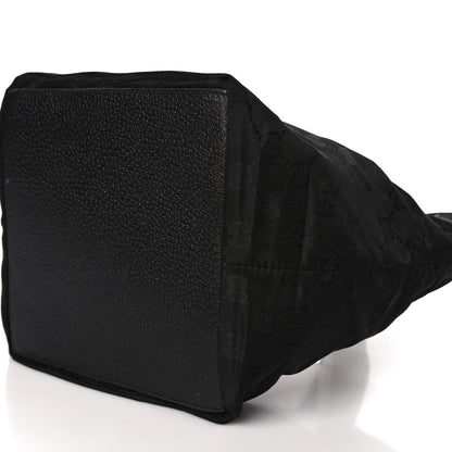 Gucci GG Monogram Small Web Handle Bucket Tote Black 9 of 9