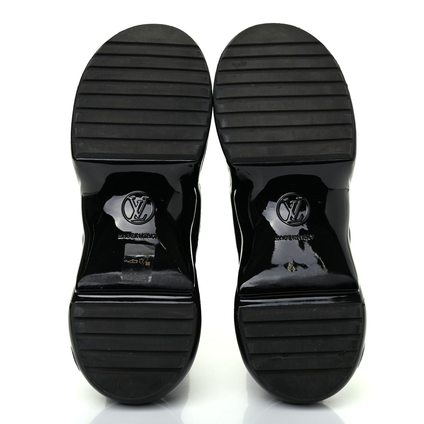 Stretch Textile Patent LV Archlight Sneaker Boots 38 Black