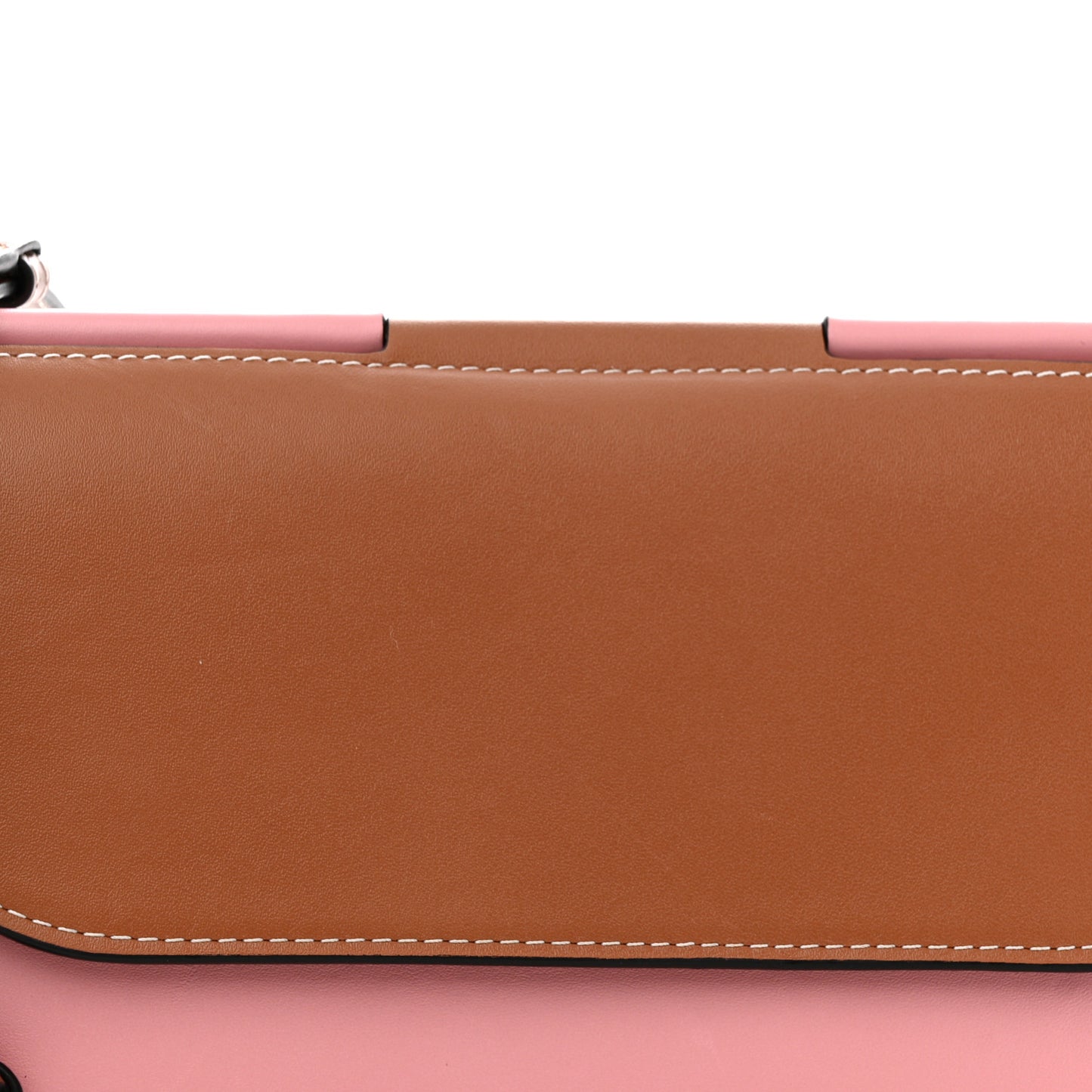 Smooth Calfskin Gate Pochette Pastel Pink Tan