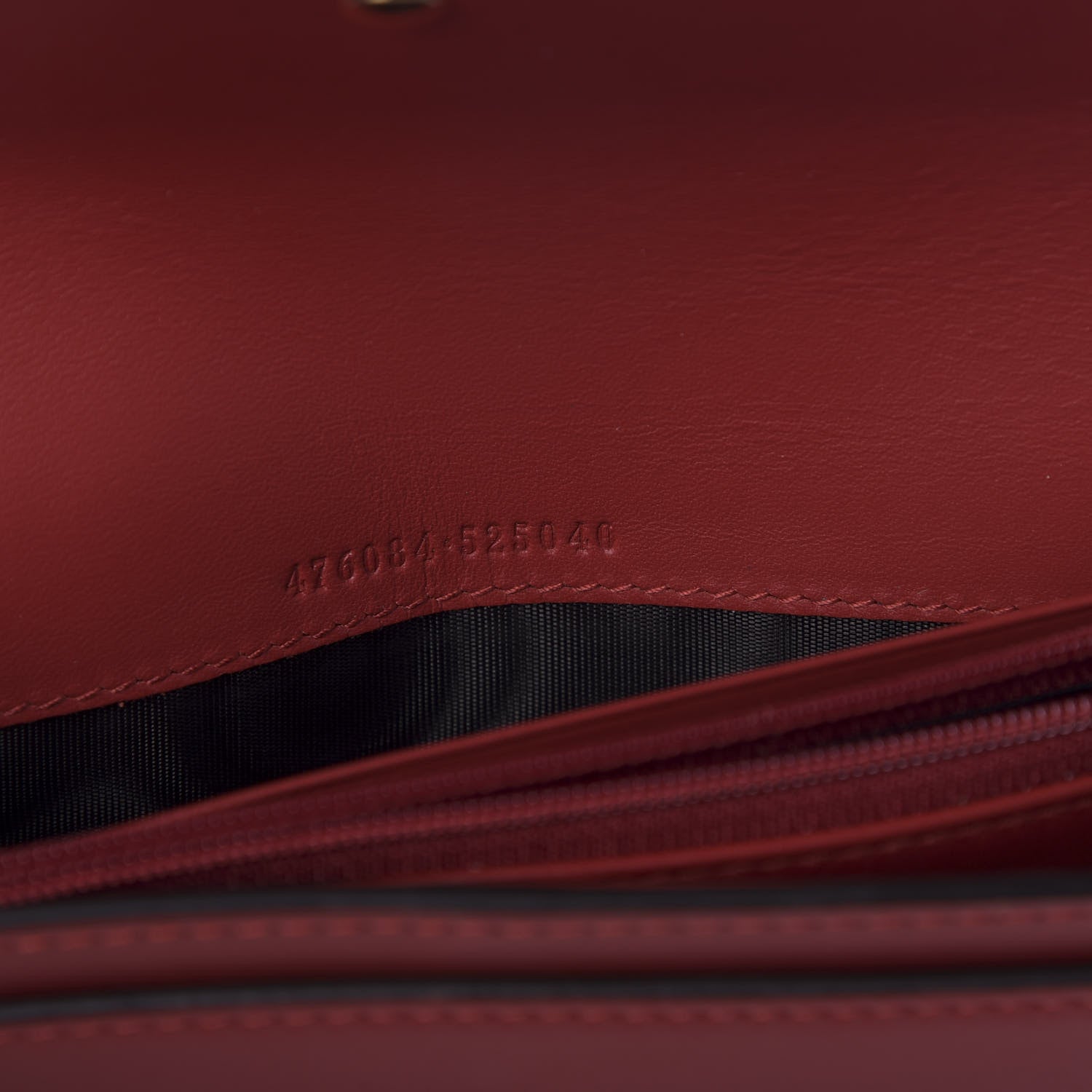 Gucci Calfskin Sylvie Continental Wallet Hibiscus Red 6 of 10