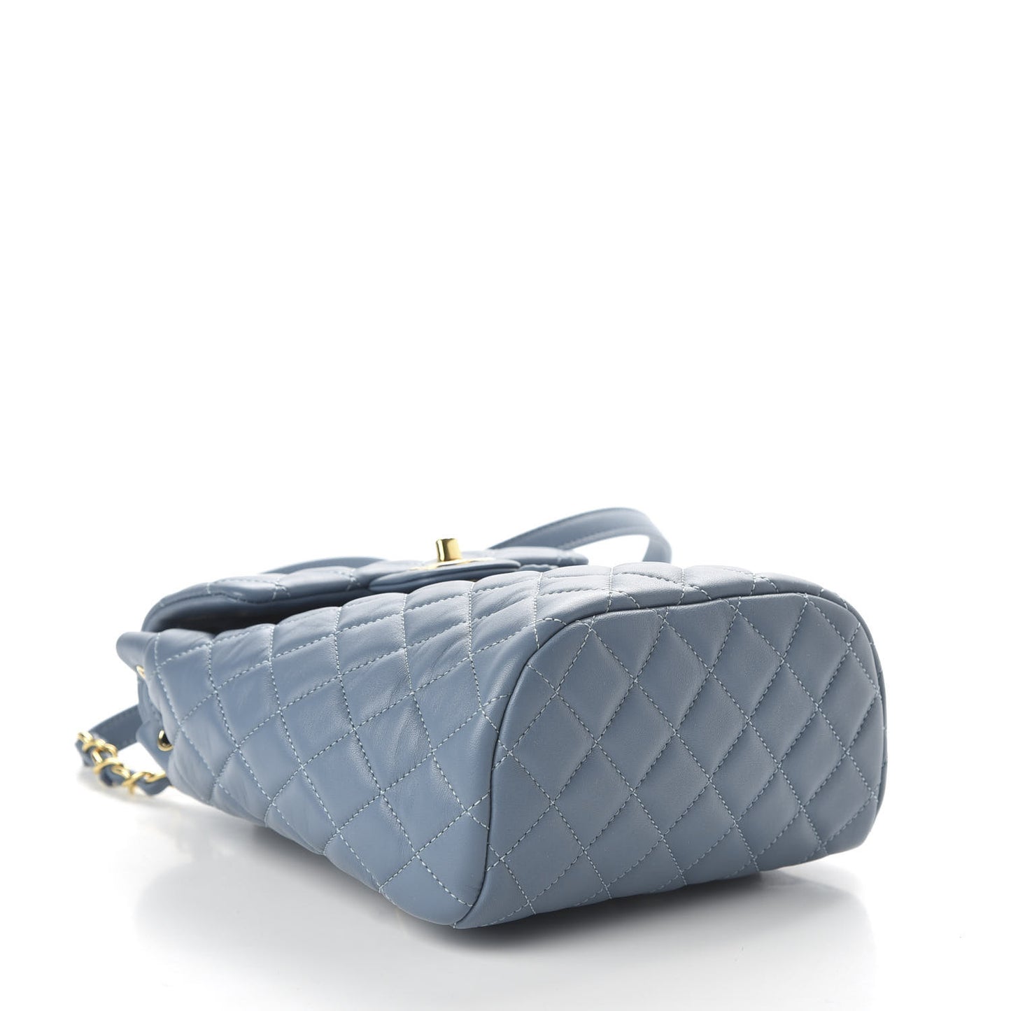 Calfskin Quilted Mini Urban Spirit Backpack Light Blue