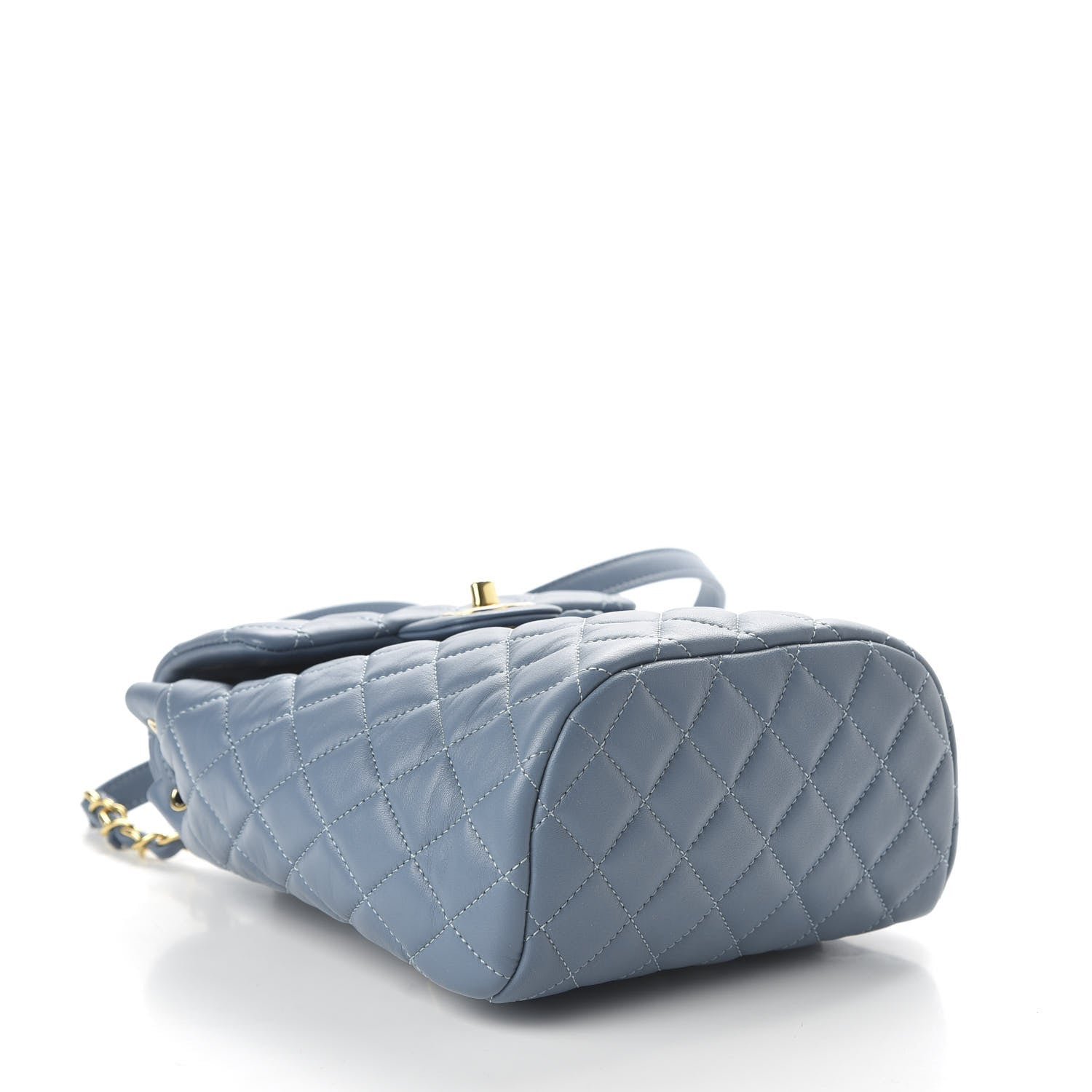 Chanel Calfskin Quilted Mini Urban Spirit Backpack Light Blue 3 of 10