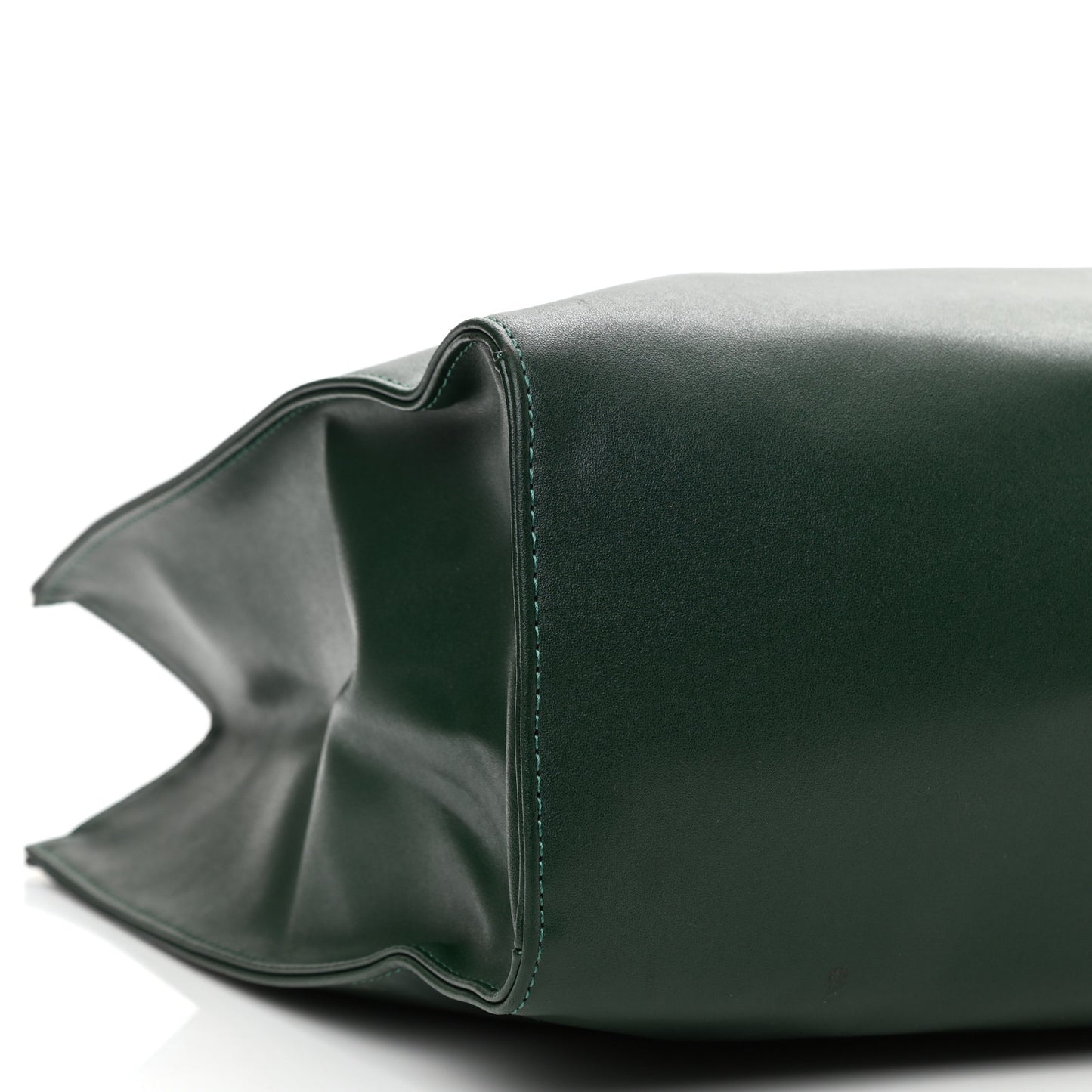 Vegan Leather Medium Shopping Bag Dark Olive