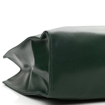 Telfar Vegan Leather Medium Shopping Bag Dark Olive 9 of 10