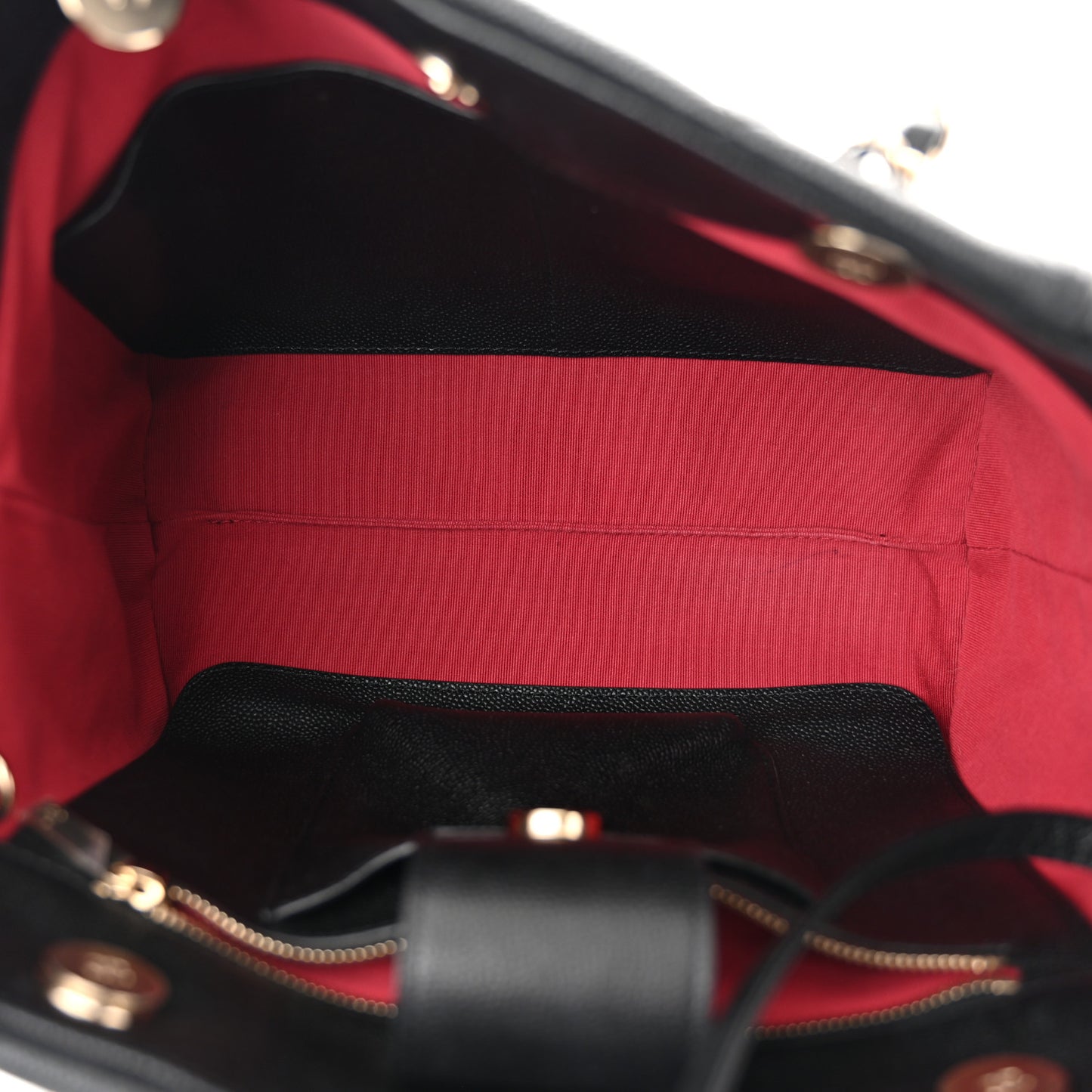 Caviar Quilted Small Shopping Tote Black