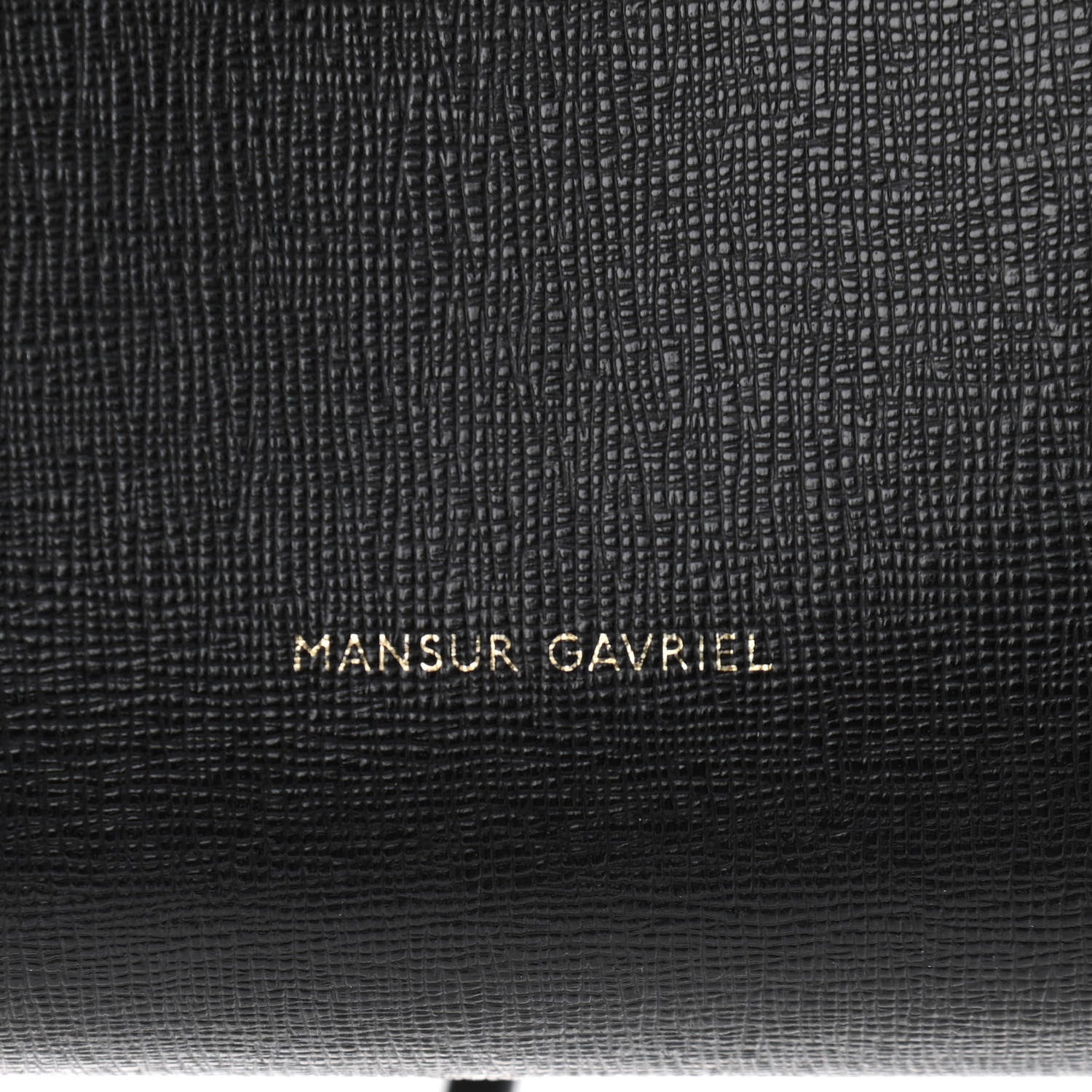 Mansur Gavriel Calfskin Mini Bucket Bag Black Flamma 6 of 14