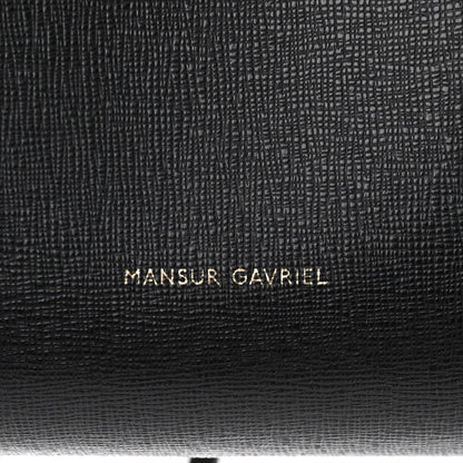 Mansur Gavriel Calfskin Mini Bucket Bag Black Flamma 6 of 14