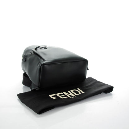 Fendi Vitello Dolce Croc Tail Backpack Black 4 of 8