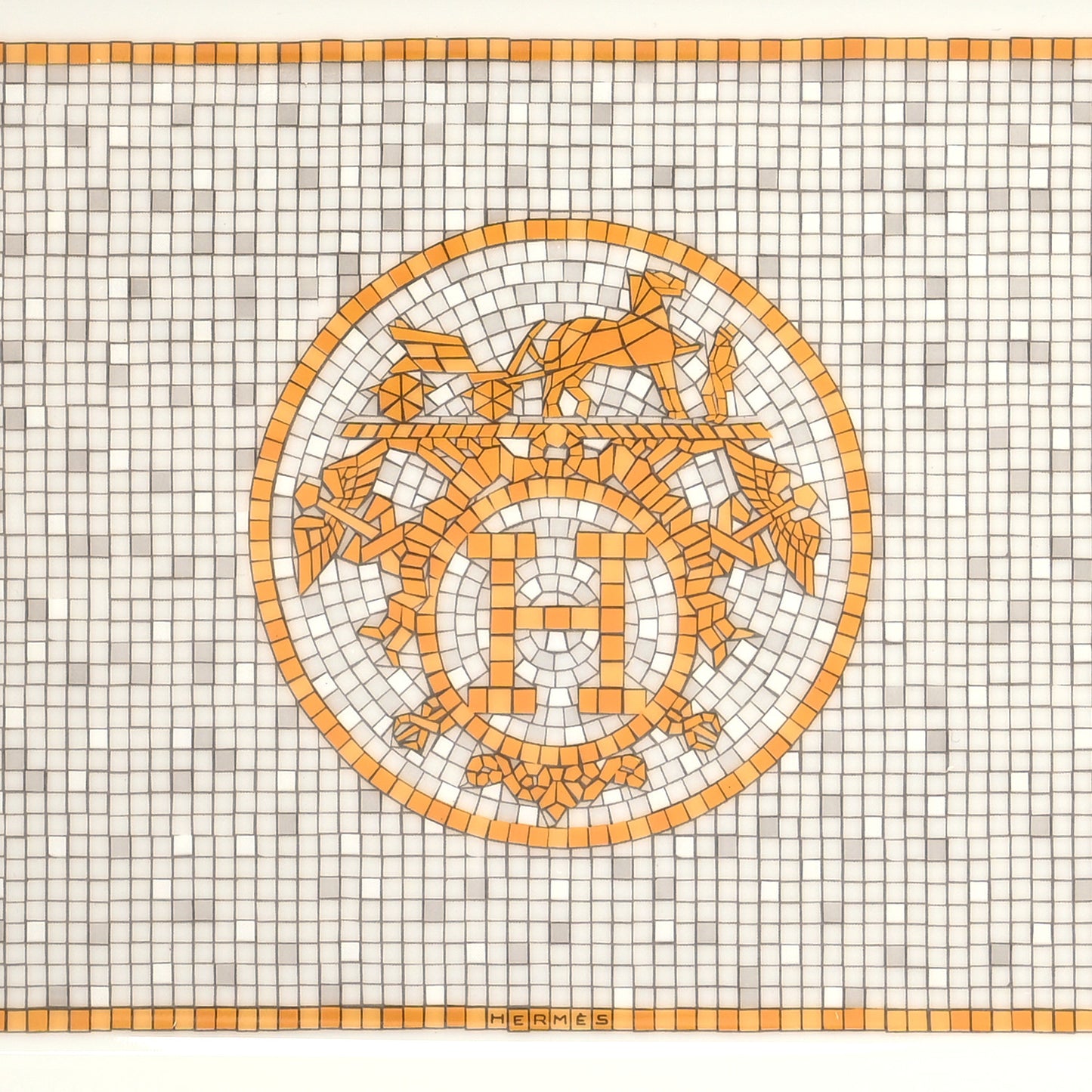 Porcelain Mosaique au 24 Gold Sushi Plate