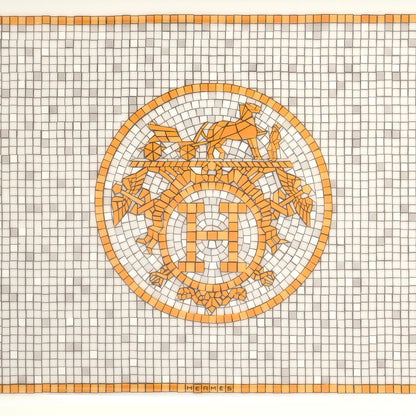 Hermes Porcelain Mosaique au 24 Gold Sushi Plate 7 of 8