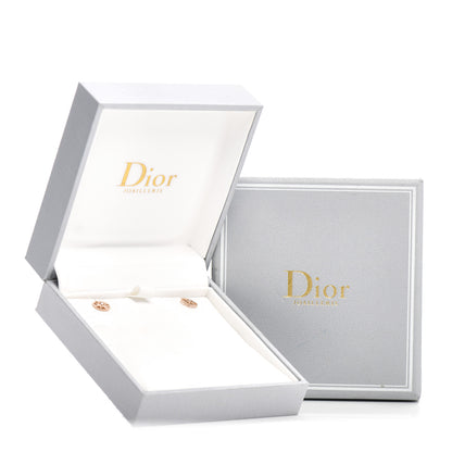 Christian Dior 18K Rose Gold Diamond XS Rose Des Vents Earrings 5 of 5