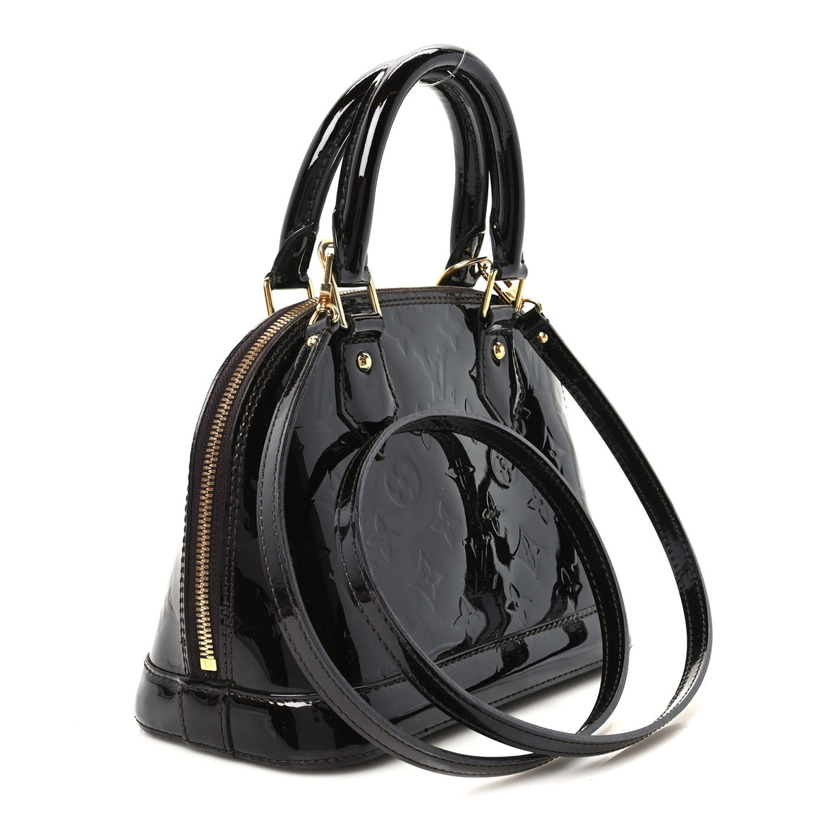 Louis Vuitton Vernis Alma BB Amarante 2 of 9