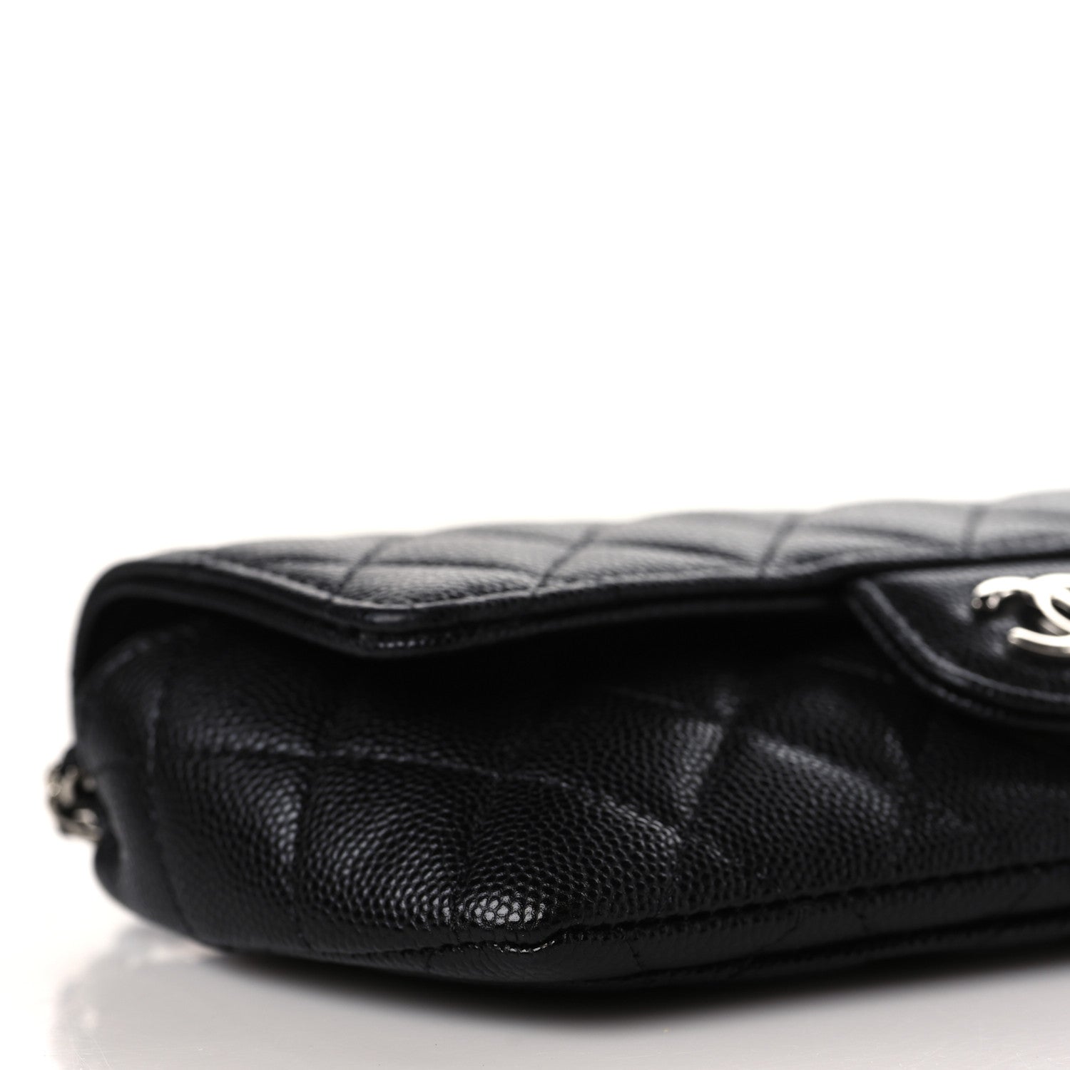 Chanel Caviar Quilted Glasses Case With Chain Black 9 of 11
