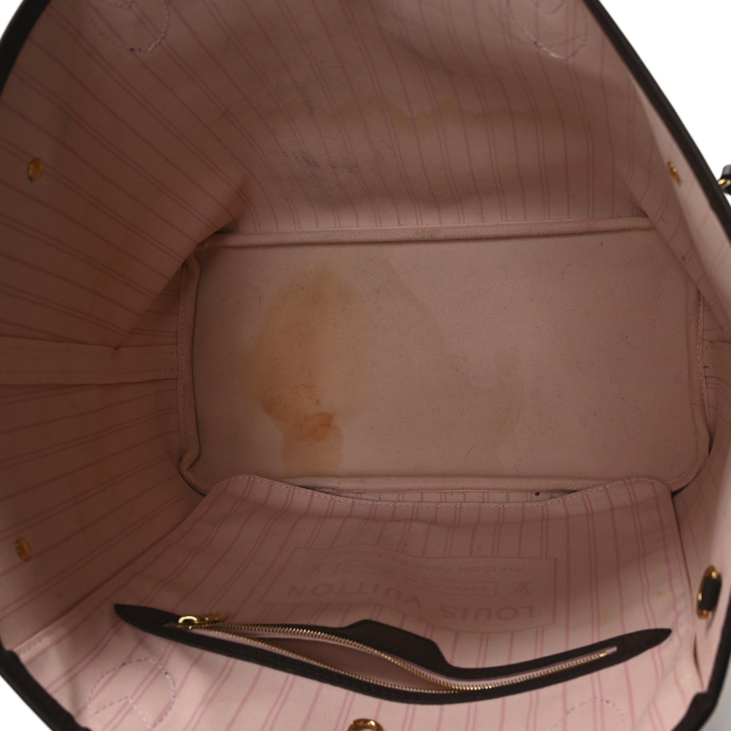 Damier Ebene Neo Neverfull MM Rose Ballerine