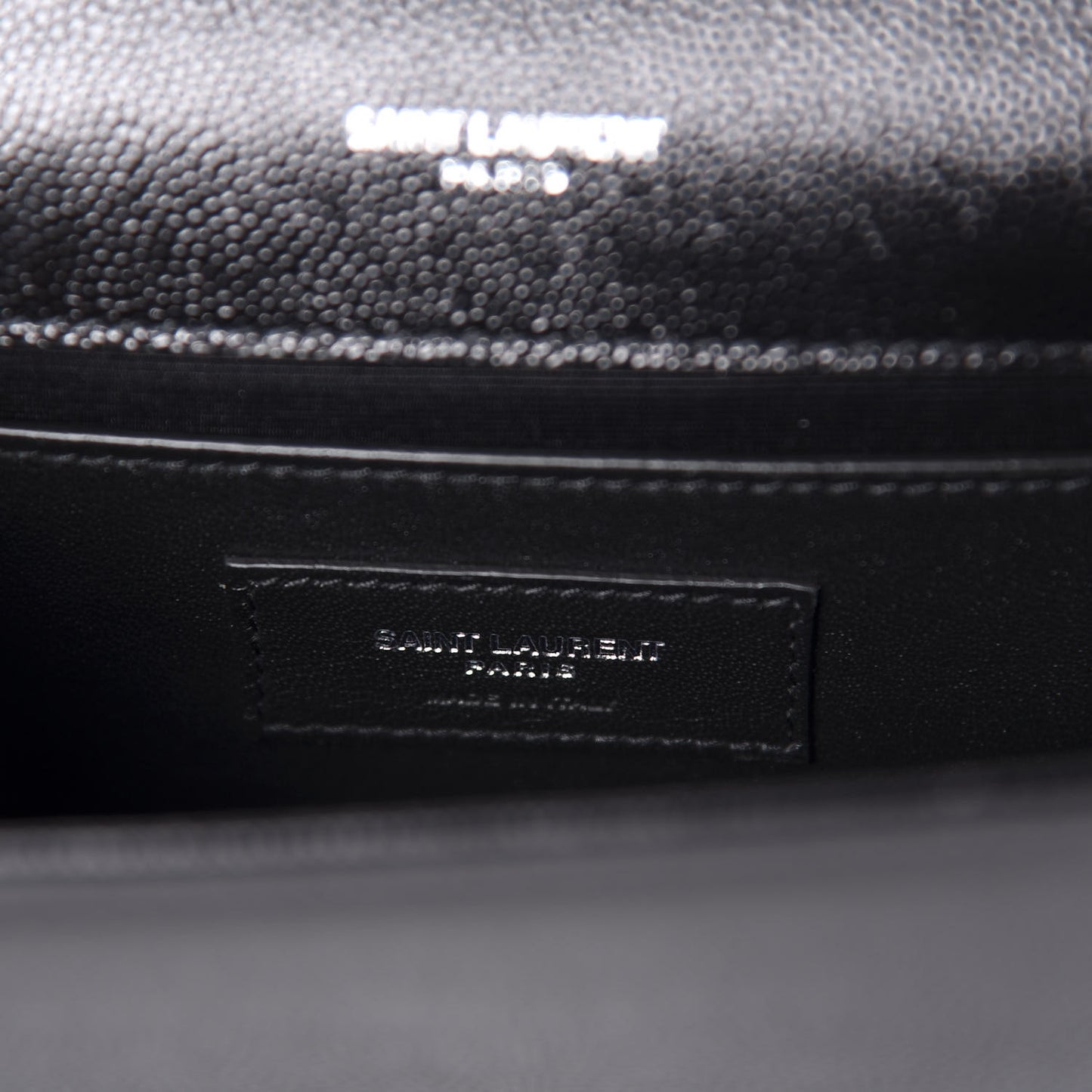 Grain De Poudre Small Monogram Kate Satchel Black