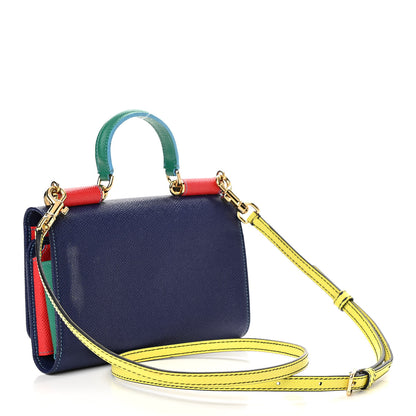 Dolce & Gabbana Dauphine Calfskin Miss Sicily Lipstick Crossbody Bag Multicolor 3 of 13