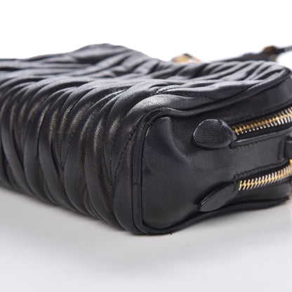 Miu Miu Nappa Matelasse Chain Crossbody Black 12 of 16