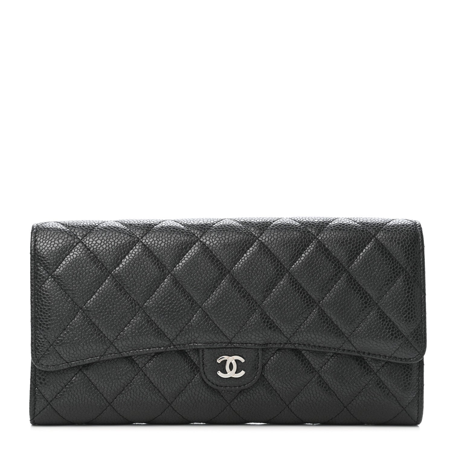 Chanel Caviar Quilted Travel Wallet Black 1 of 5