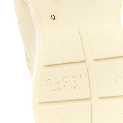 Gucci X DISNEY Calfskin Donald Duck Mens Rhyton Sneakers 40 Ivory 6 of 9