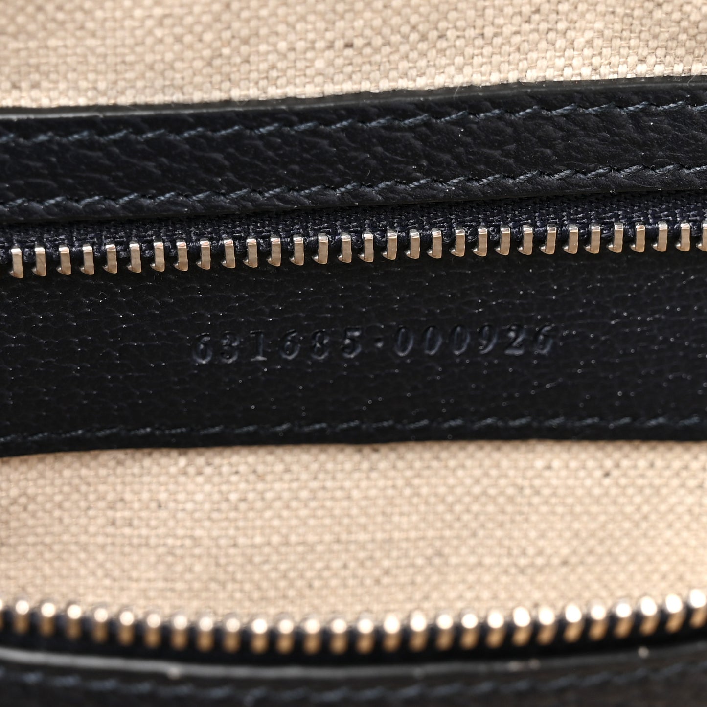 GG Supreme Monogram Textured Calfskin Web Medium Ophidia Shopping Tote Beige Blue
