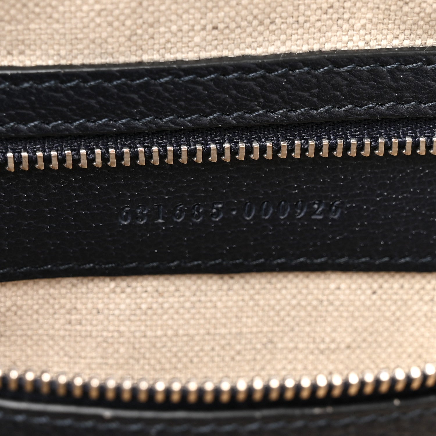 Gucci GG Supreme Monogram Textured Calfskin Web Medium Ophidia Shopping Tote Beige Blue 7 of 11