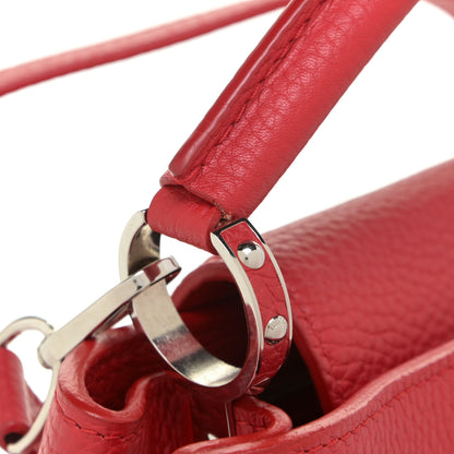 Louis Vuitton Taurillon Capucines BB Rubis 11 of 11