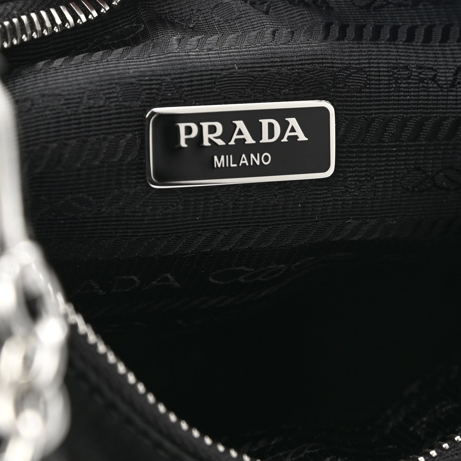 Prada Nylon Re-Edition 2005 Shoulder Bag Black 11 of 15