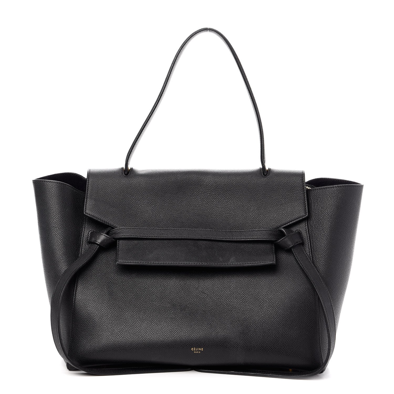 Celine Grained Calfskin Mini Belt Bag Black 1 of 9