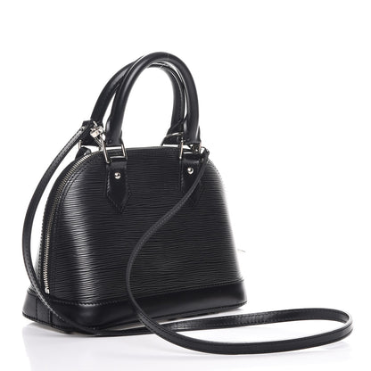 Louis Vuitton Epi Alma BB Black 4 of 9