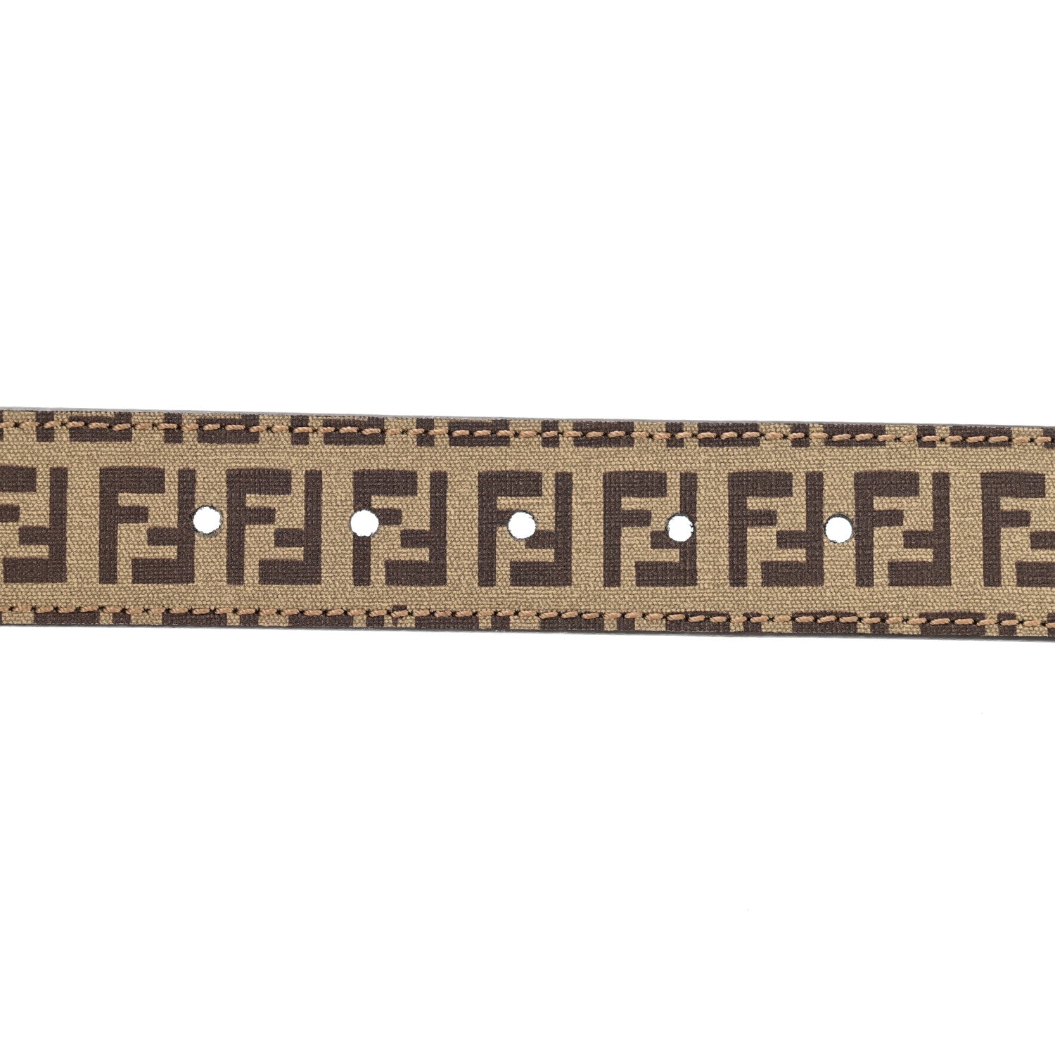 Fendi Zucchino Cuoio Belt 95 38 Beige Tortora Pietra 3 of 5