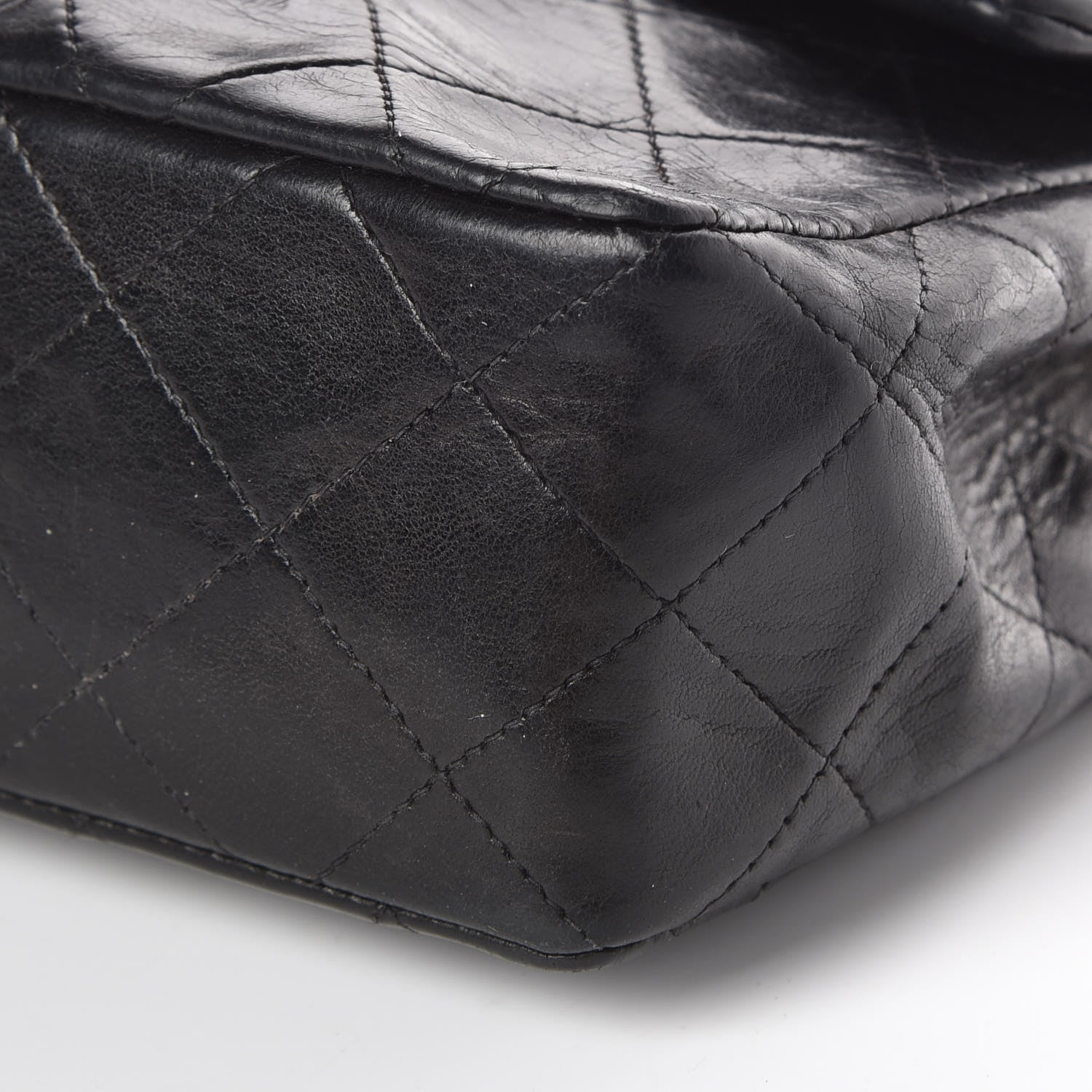 Chanel Lambskin Quilted Mini Square Flap Black 10 of 10