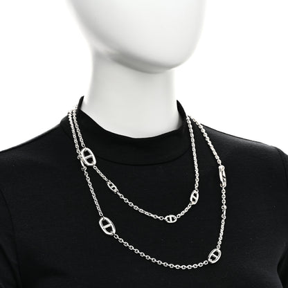 Hermes Sterling Silver Farandole Necklace 120 2 of 7